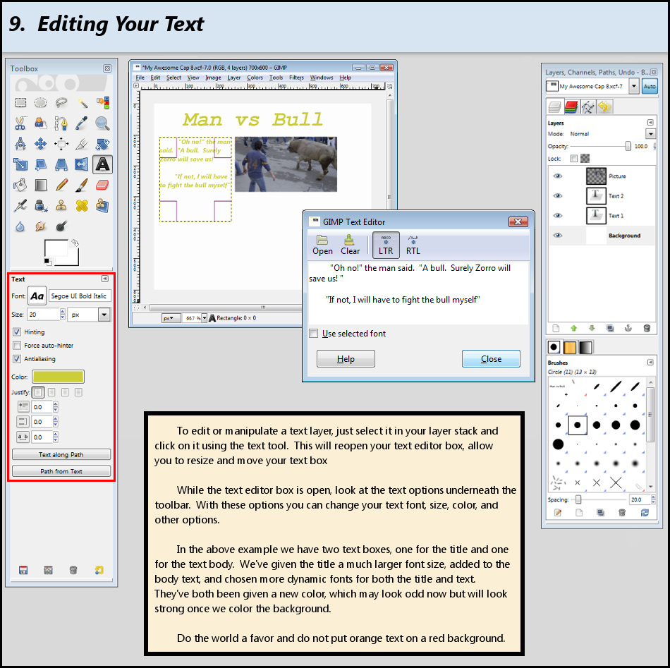 Gimp v2.6 Tutorial